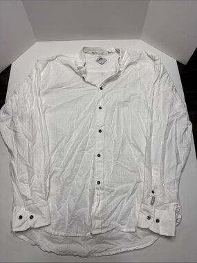 Blanc du Nil White Button-Up Shirt (4XL)